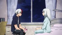 Shoto Todoroki visitando a su madre