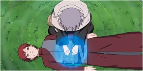 Gaara siendo revivido por Chiyo