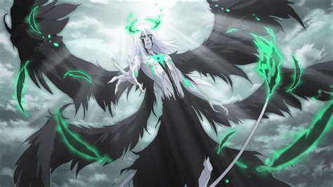 Ulquiorra Cifer en su forma de Espada