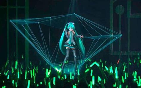 Hatsune Miku en concierto holográfico