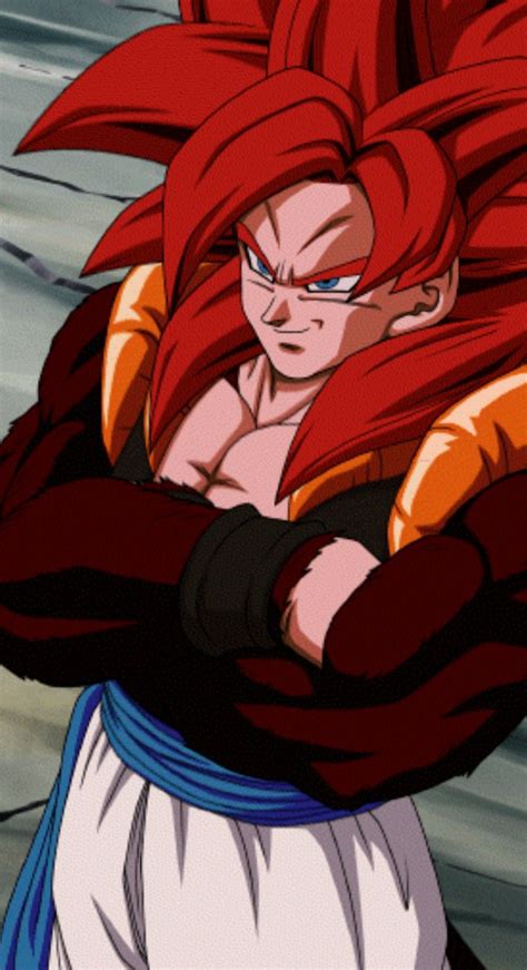 Ilustración de Gogeta SSJ4 con su ataque especial