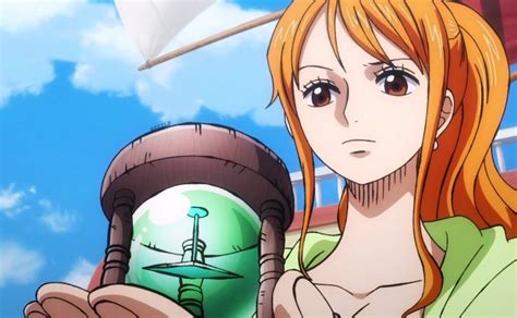 Nami como navegante de los Piratas de Sombrero de Paja