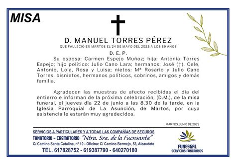 Servicios funerarios: flores, urnas, esquelas