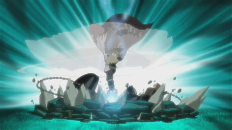 Minato Namikaze luchando contra Tobi