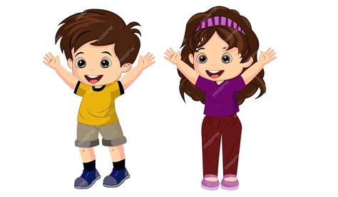 Hermano y hermana en una situación cómica