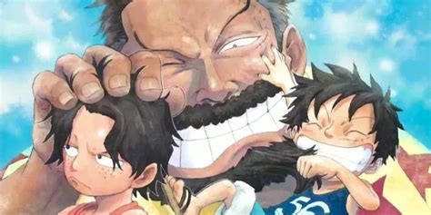 Garp y Luffy dormidos en plena lucha