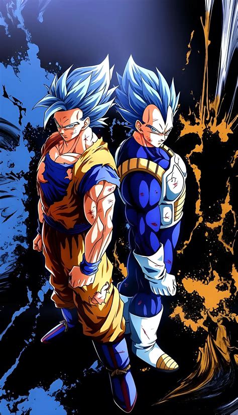 Ilustración de Tights y Vegeta