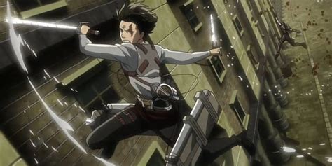 Kenny Ackerman enfrentándose a Levi