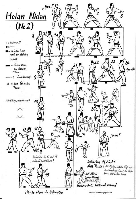 Diagrama de Bunkai de Karate