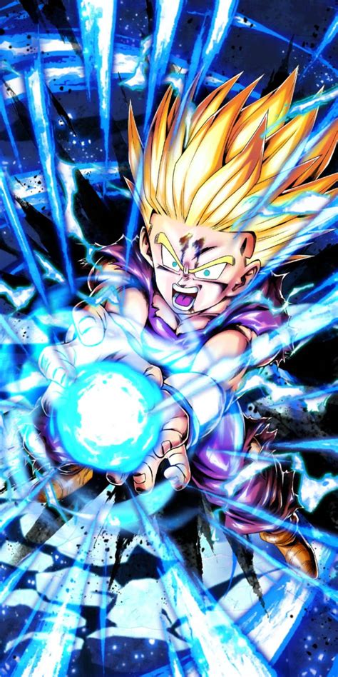 Gohan Super Saiyan 2 liberando un Kamehameha
