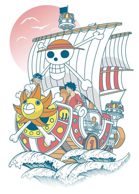 Ilustración del Thousand Sunny
