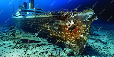 Representación del hundimiento del Titanic