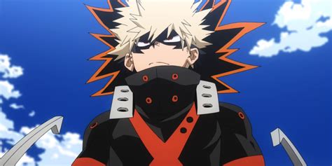 Katsuki Bakugo usando su peculiaridad Explosión