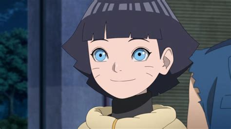 Naruto Uzumaki con su hija en Konoha