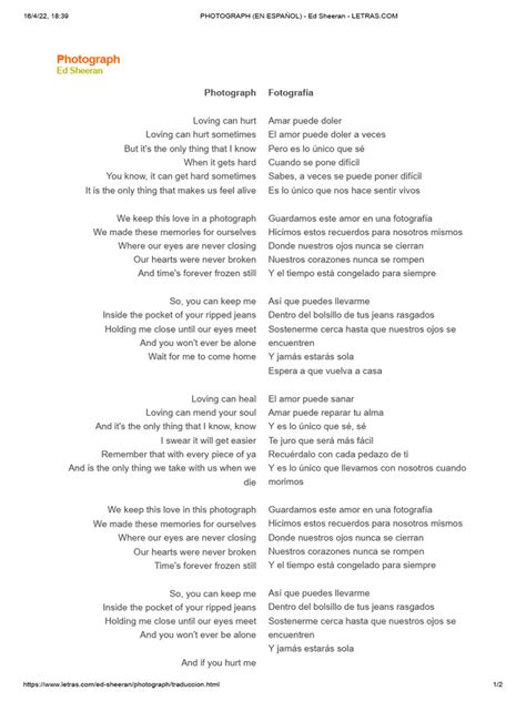 Infografía comparando la letra original japonesa y la traducción al español de 