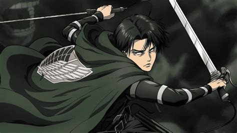 Diseño de Levi Ackerman en Ataque a los Titanes