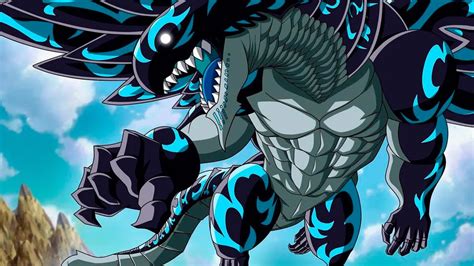 Ilustración de Acnologia en su forma de dragón