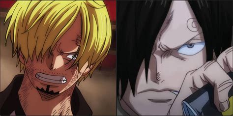 Law teletransportando a Sanji y Caesar