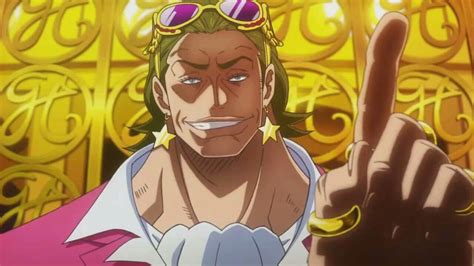 Ilustración de Gildo Tesoro, el antagonista de One Piece Gold