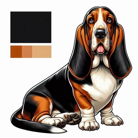 Ilustración de Hound Dog (Ryo) en su forma canina