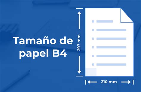 Comparativa de formatos de papel B4 y A4