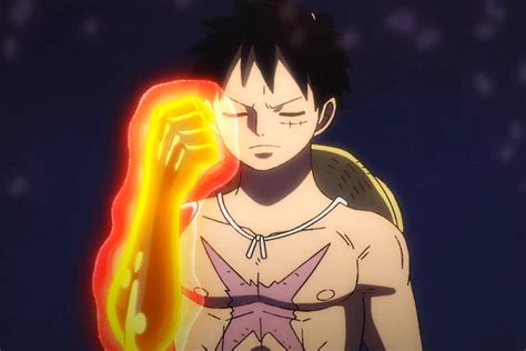 Ilustración de Luffy entrenando su Haki