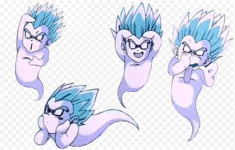 Ilustración de Gotenks usando su Ataque Super Fantasma Kamikaze