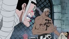 Bentham sacrificándose en Impel Down