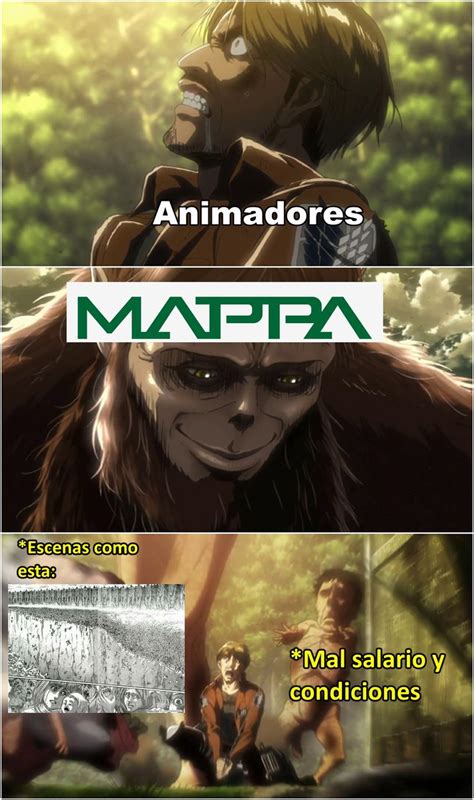Fanáticos creando memes de Attack on Titan