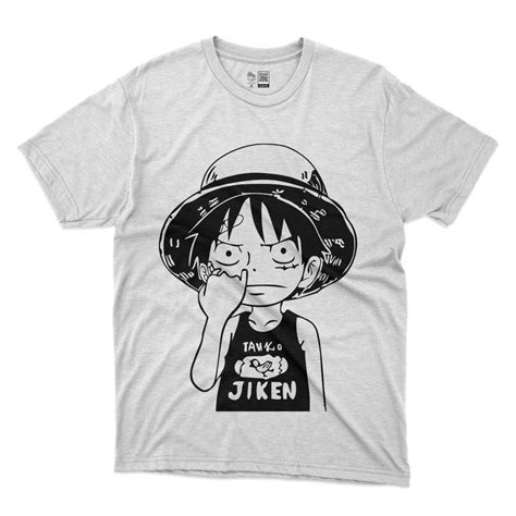 Camiseta con diseño de Monkey D. Luffy