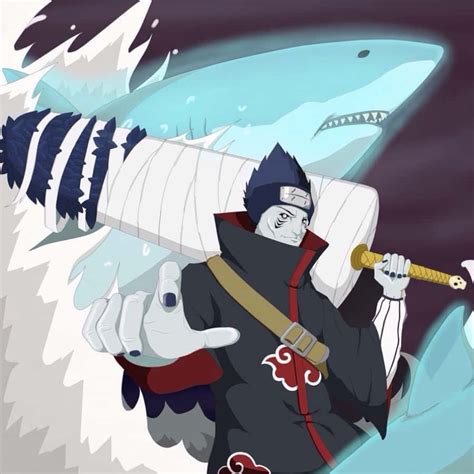 Kisame Hoshigaki en su apariencia de tiburón