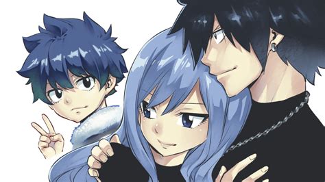 Juvia enfrentando a Gray con frialdad