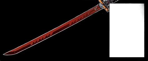 Espada Nichirin de color rojo