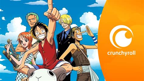 Interfaz de Crunchyroll mostrando One Piece