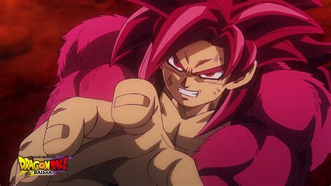 Syn Shenron atacando a Goku Super Saiyajin 4