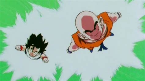 Krilin y Gohan en busca de la Lágrima de la Sirena