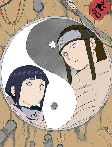 Neji Hyuga y Hinata Hyuga.