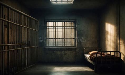 Interior de una celda de prisión