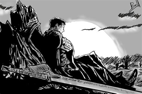 Ilustración de Guts, el espadachín solitario