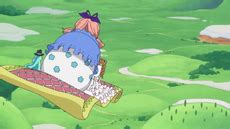 Pudding y Chiffon llegando al bosque