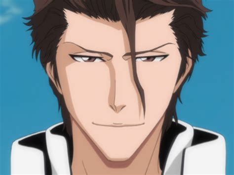 Retrato de Sōsuke Aizen en su forma de capitán