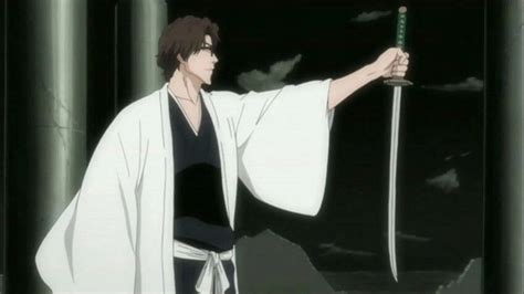 Ilustración de Aizen usando Kyoka Suigetsu