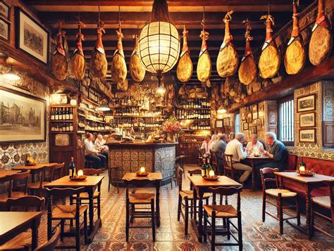 Interior de la taberna 
