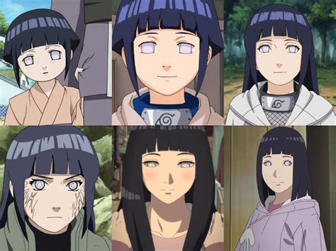 Hinata Hyuga utilizando el Byakugan