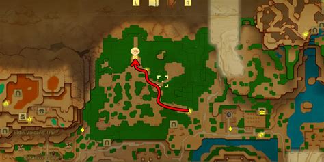 Mapa del Bosque Eterno en The Legend of Zelda: Echoes of Wisdom