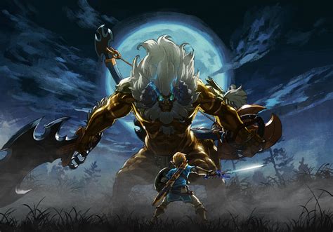 Ilustración conceptual de un Lynel en The Legend of Zelda