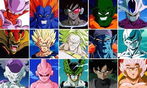 Diagrama de la línea temporal de los villanos de Dragon Ball Z