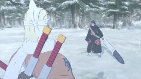 Killer Bee vs Kisame en acción