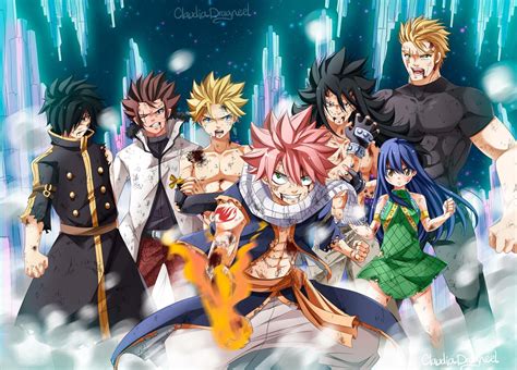 Los 7 Dragon Slayers enfrentando a Acnologia