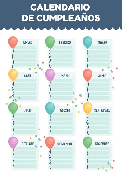 Calendario con fechas de cumpleaños de personajes de Jujutsu Kaisen